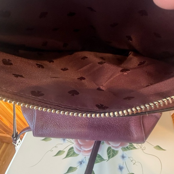 kate spade Plum Leather Crossbody Bag or shoulder bag - Picture 4 of 14